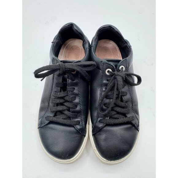 Birkenstock Bend Low Black Lace-Up Sneakers With White Rubber Sole US 7 or 38 - Picture 2 of 12